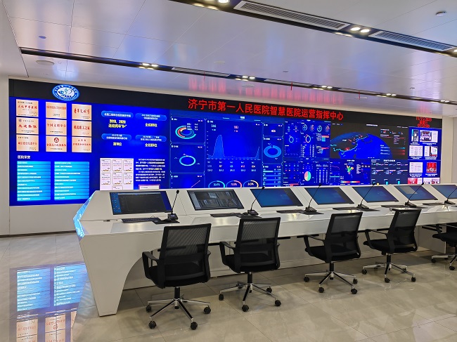 華邦瀛光電P1.25COB小間距顯示屏項(xiàng)目實(shí)拍圖